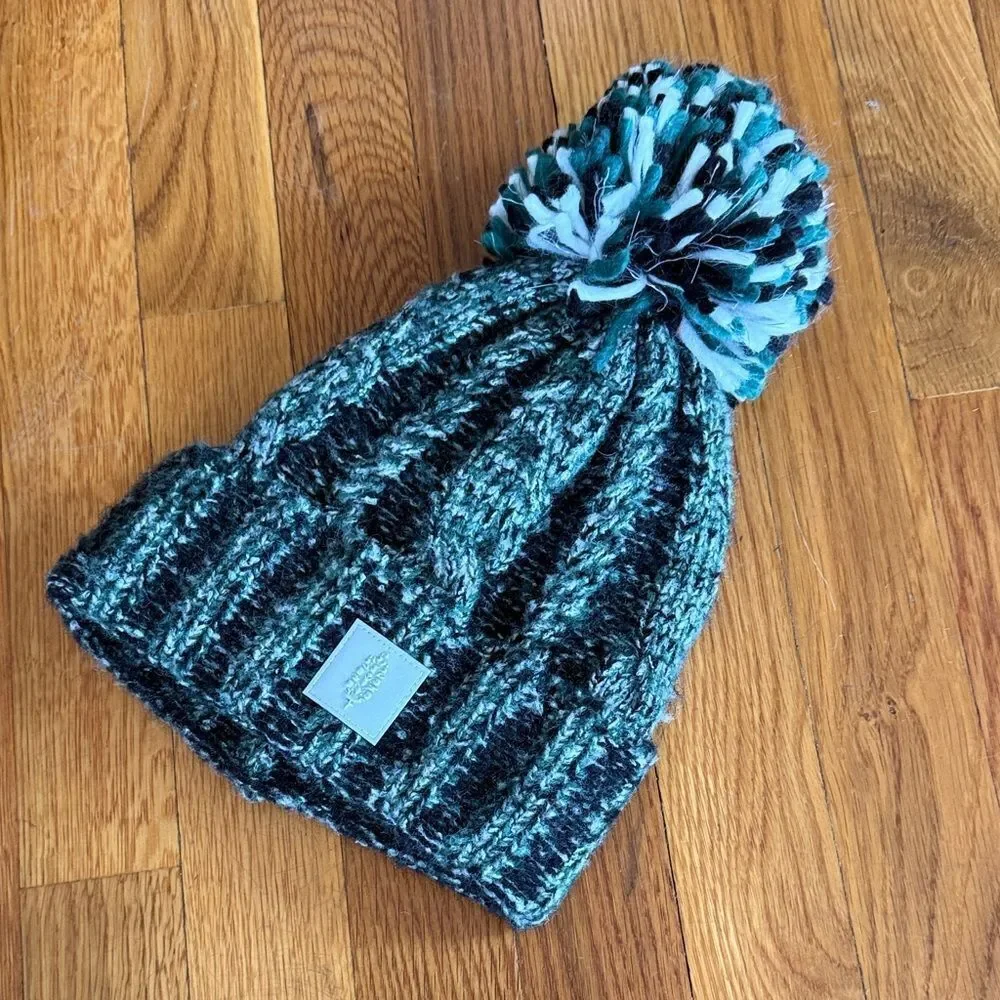 Free People Pom Party Reflective Beanie